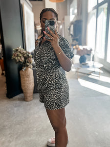 Stop & Stare Leopard Romper