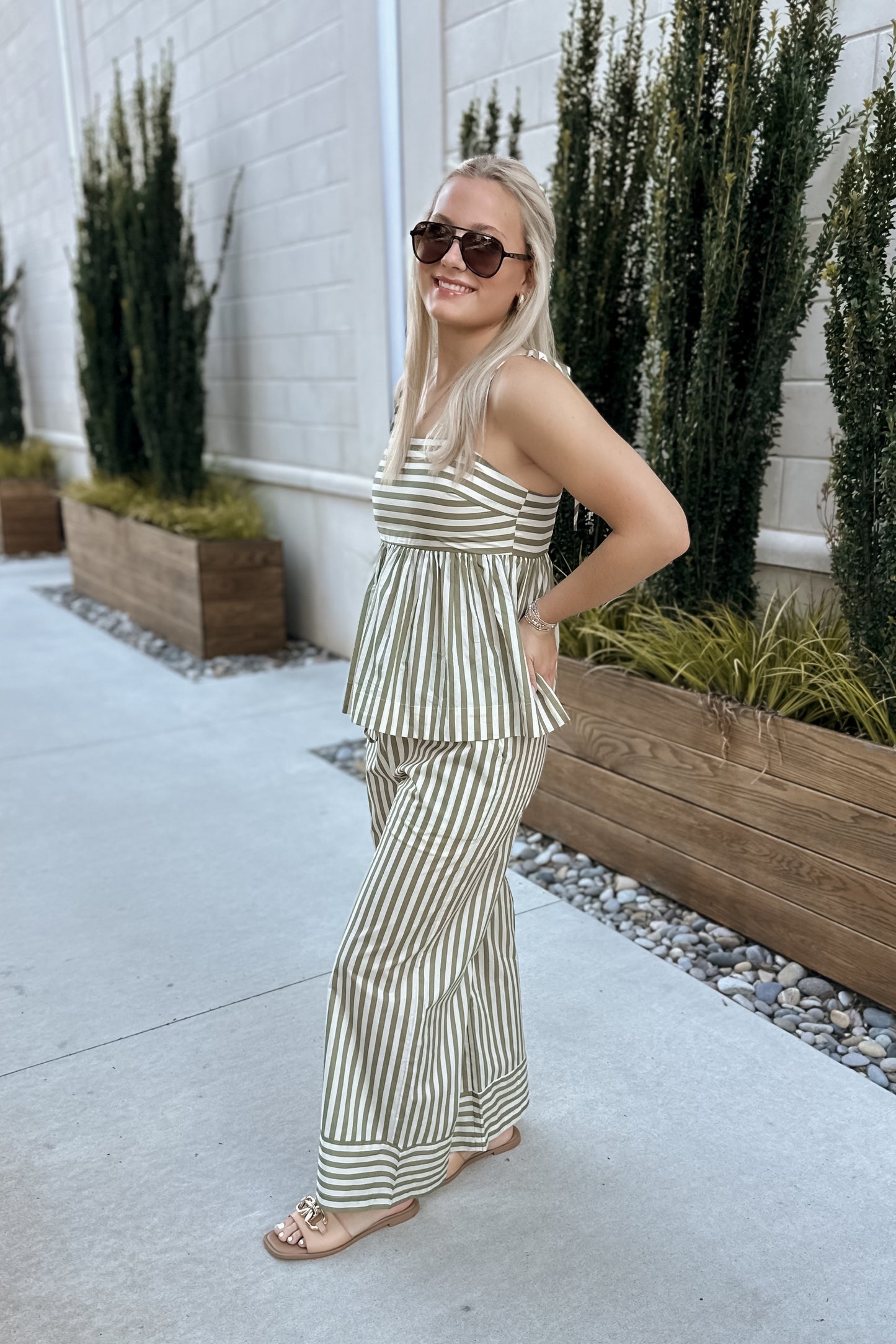 Mariella Striped Set