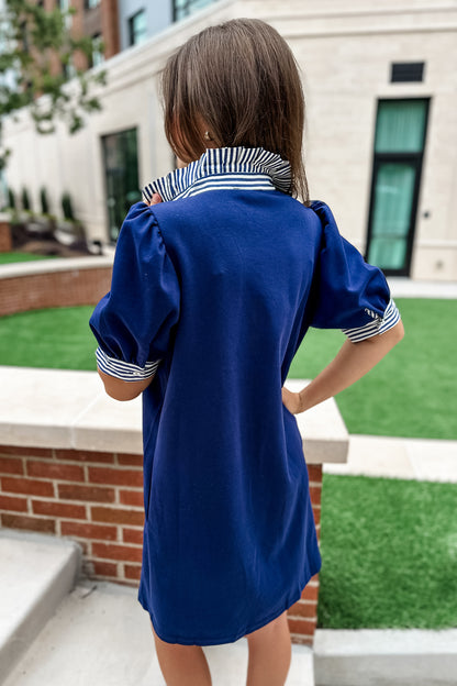Dylan Polo Dress in Navy