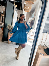 Load image into Gallery viewer, Leslie Denim Tie Dress
