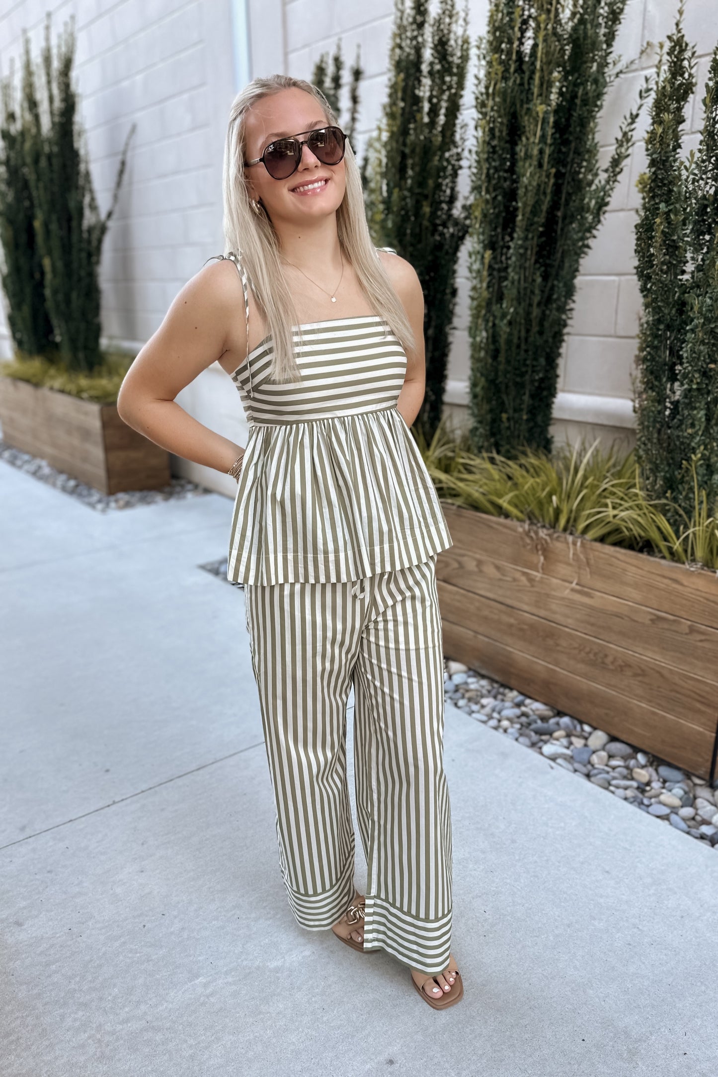 Mariella Striped Set
