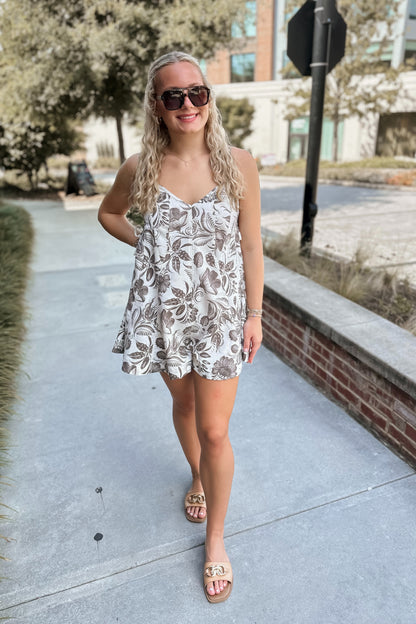 Kennedy Floral A-Line Romper