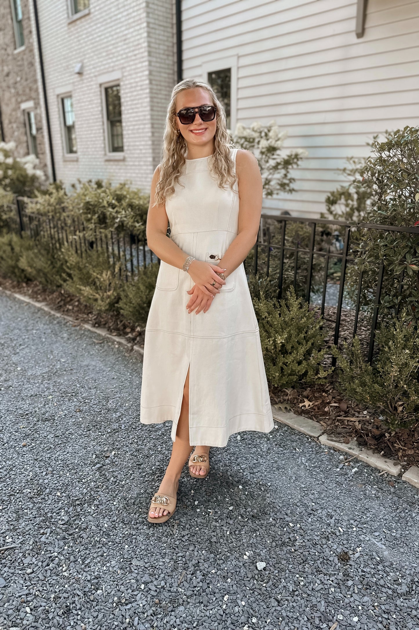 Kenna Denim Midi Dress