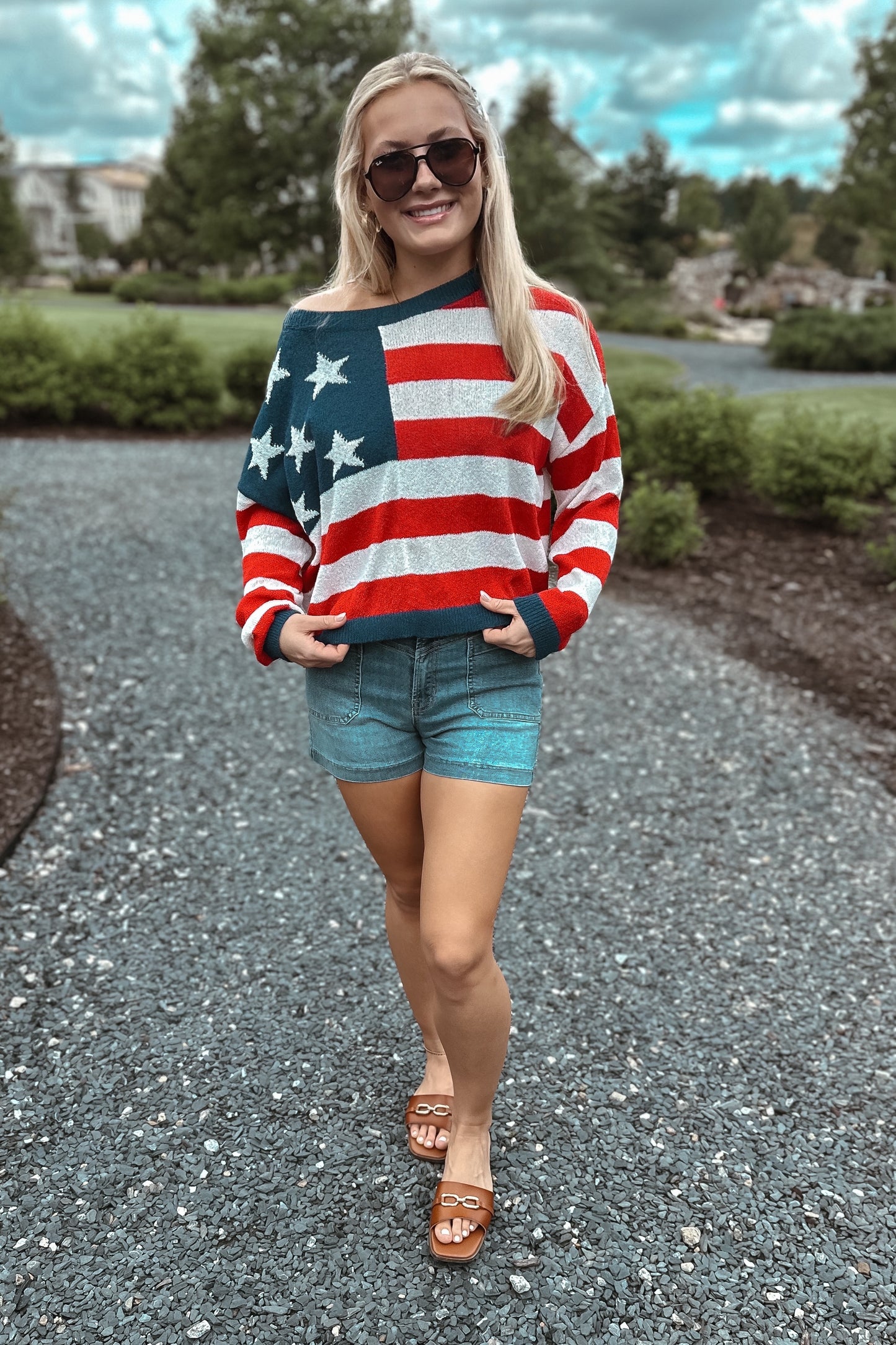 All American Summer Sweater