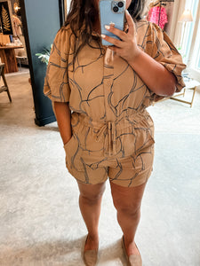 Mocha My Day Romper