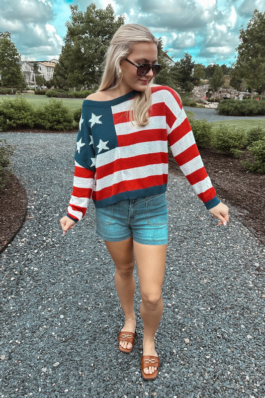 All American Summer Sweater