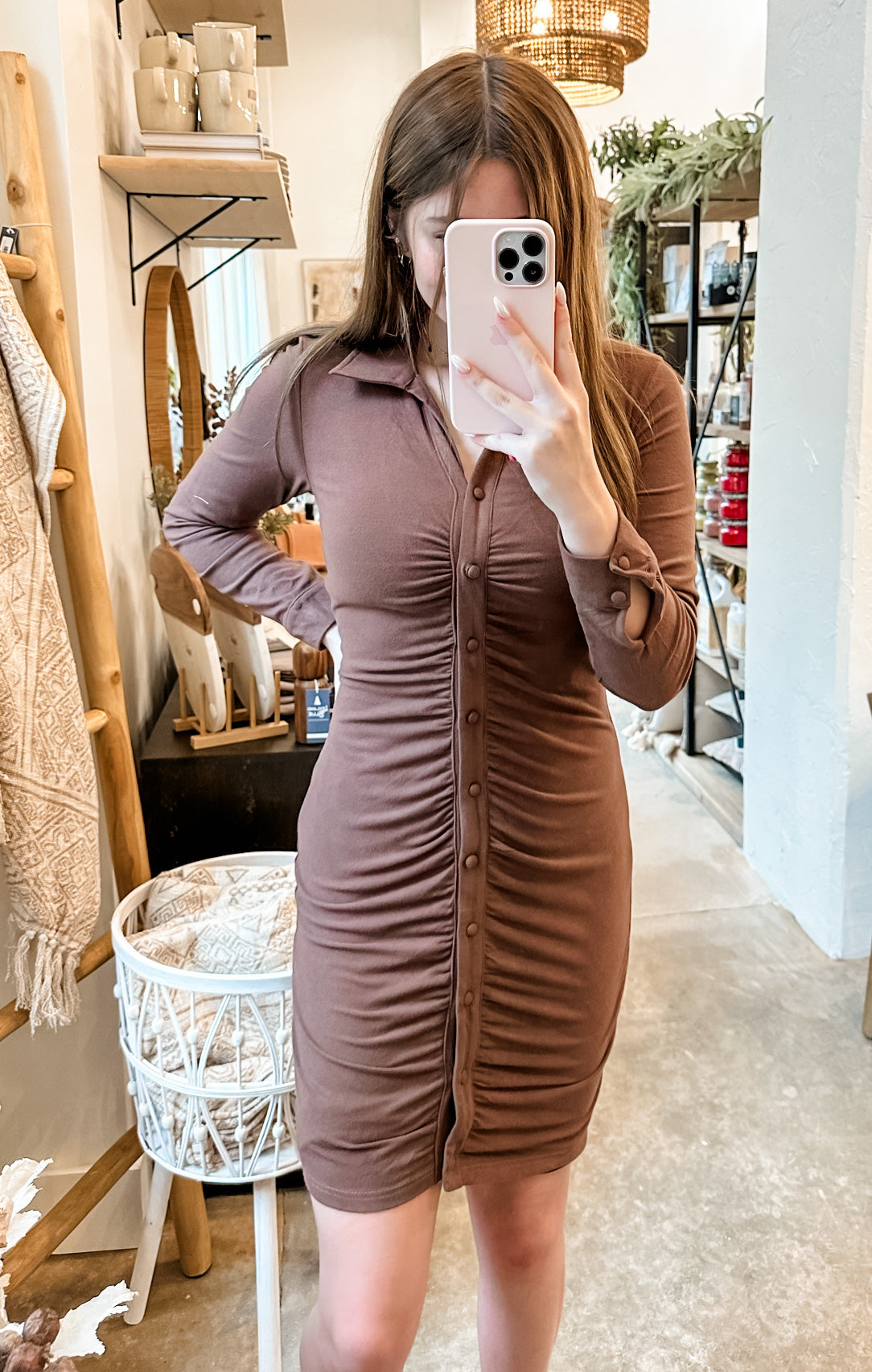 Nichole Mocha Dress