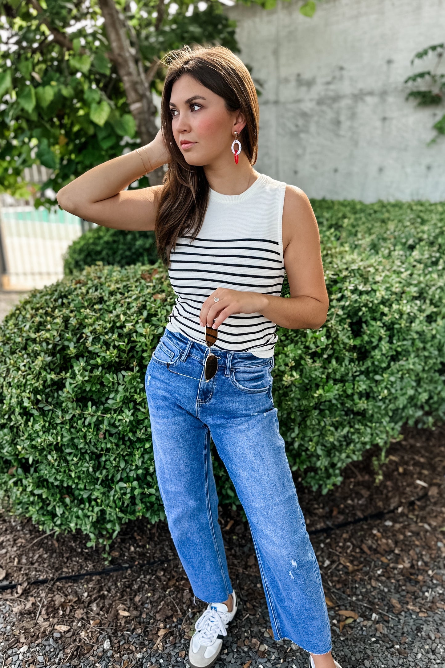 Jasmine Classic Striped Tank