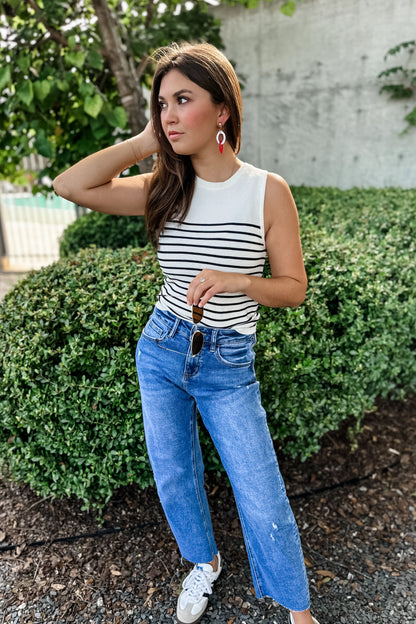 Jasmine Classic Striped Tank