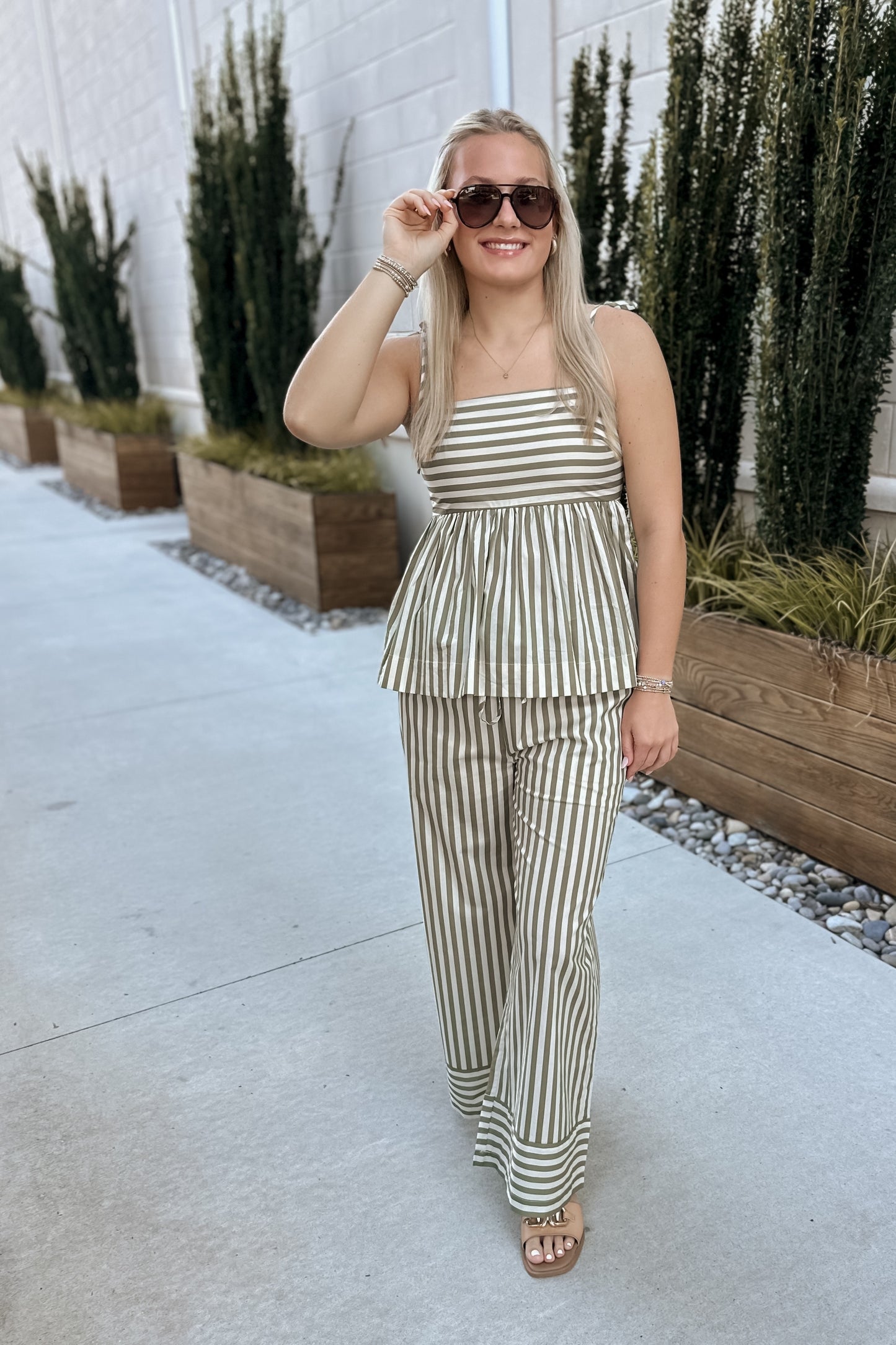Mariella Striped Set