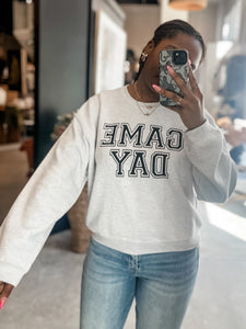 Game Day Cropped Sweatshirt