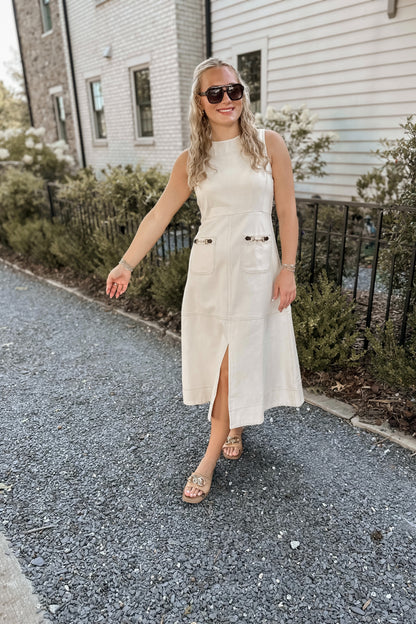 Kenna Denim Midi Dress