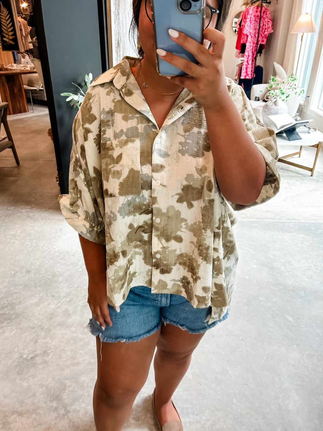 Jossey Button Down Top