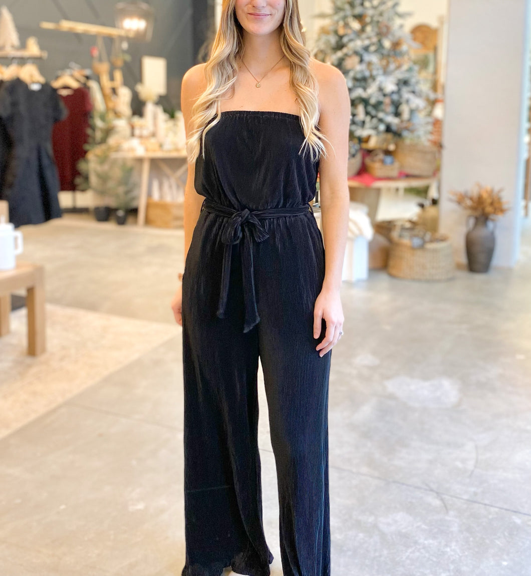 All the Love Black Jumpsuit