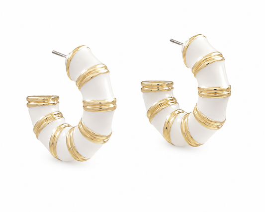 Brynna Color Coated Metal Hoops