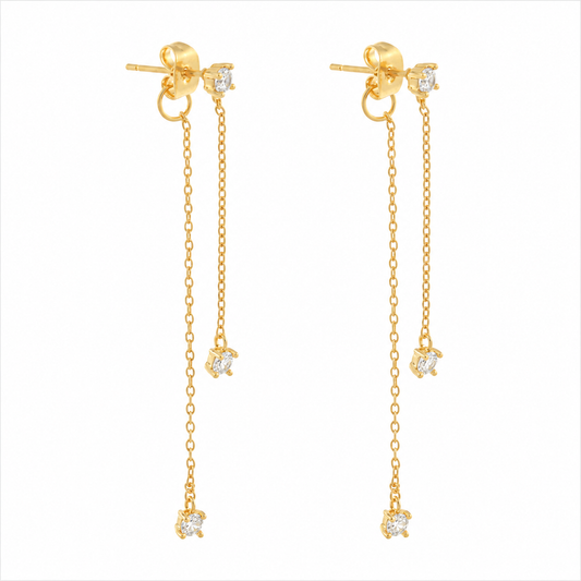 Sumner Linear Front Back Earrings