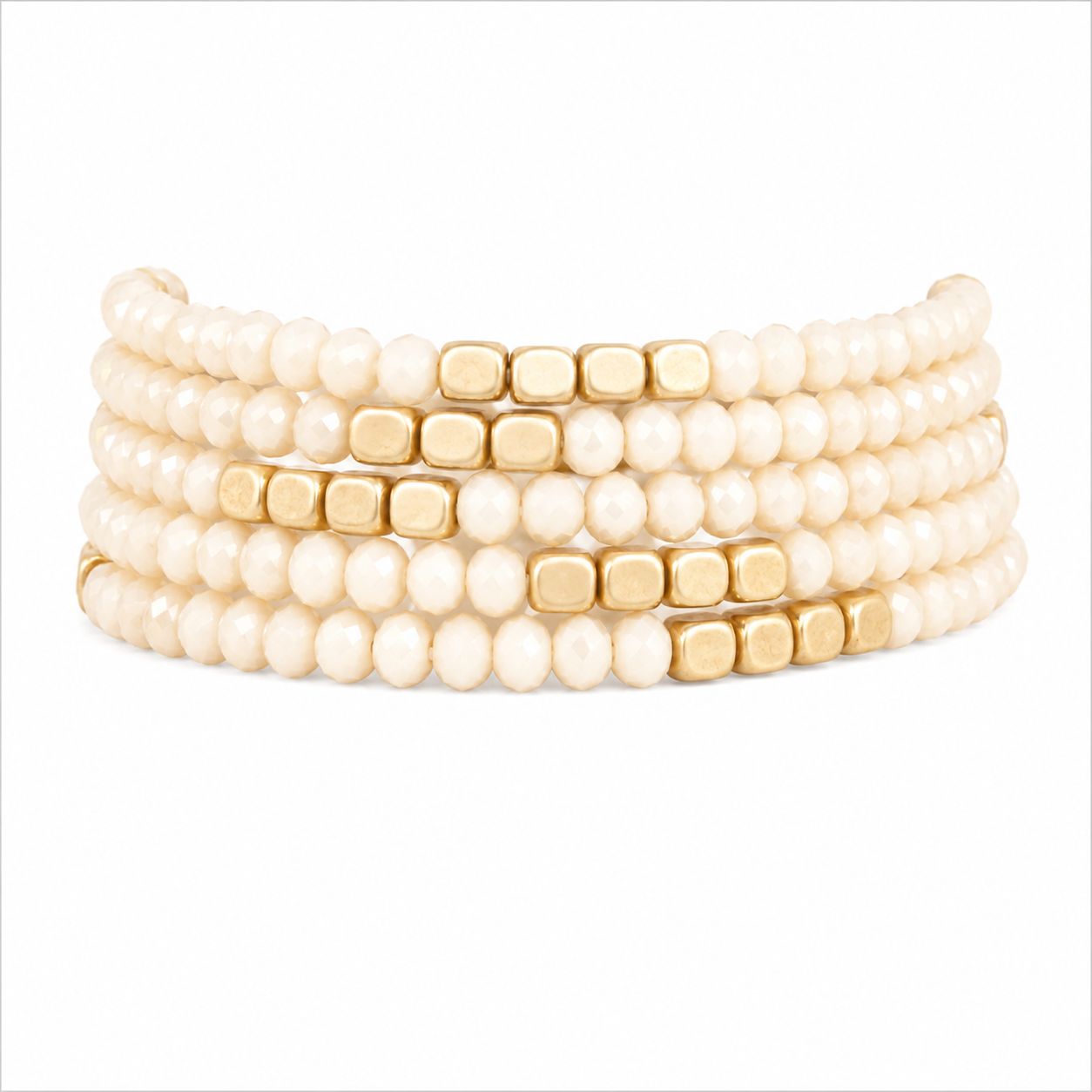 Peach Coast Bracelet Stack