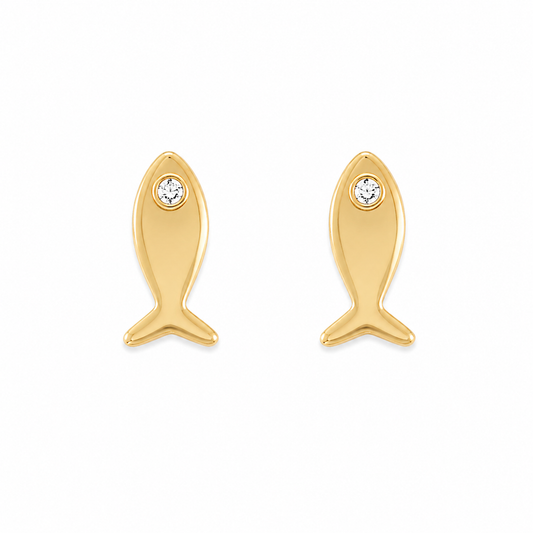 Tiny Catch Stud Earrings