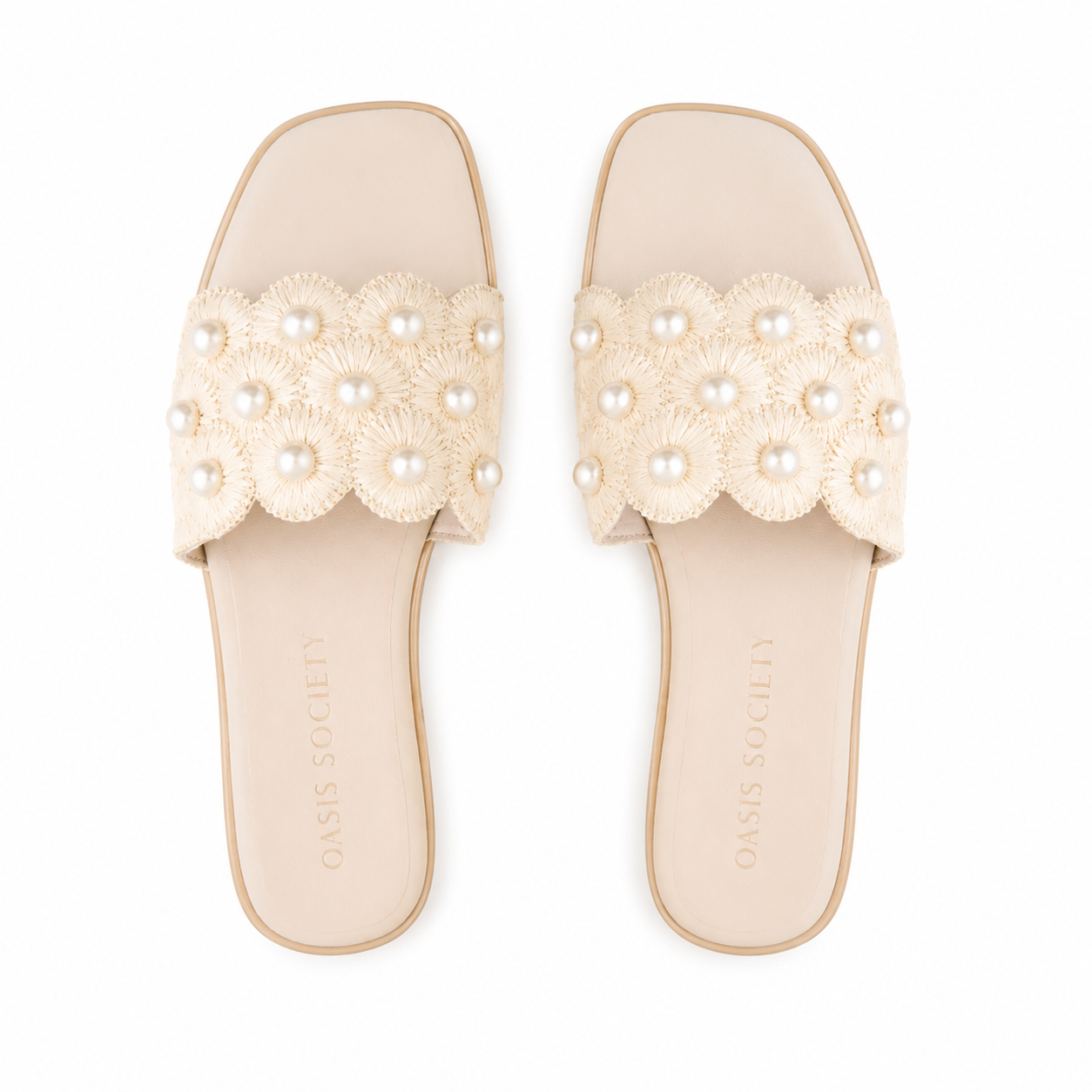 The Cathleen Ivory Pearl Sandal