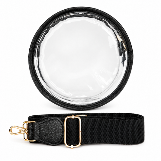 Jenna Clear Purse in Black