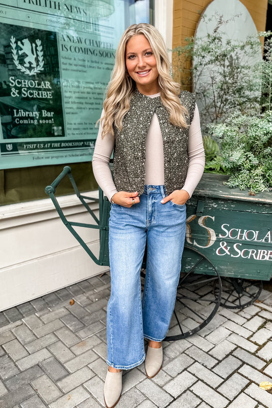 Not Like Us Floral Vest