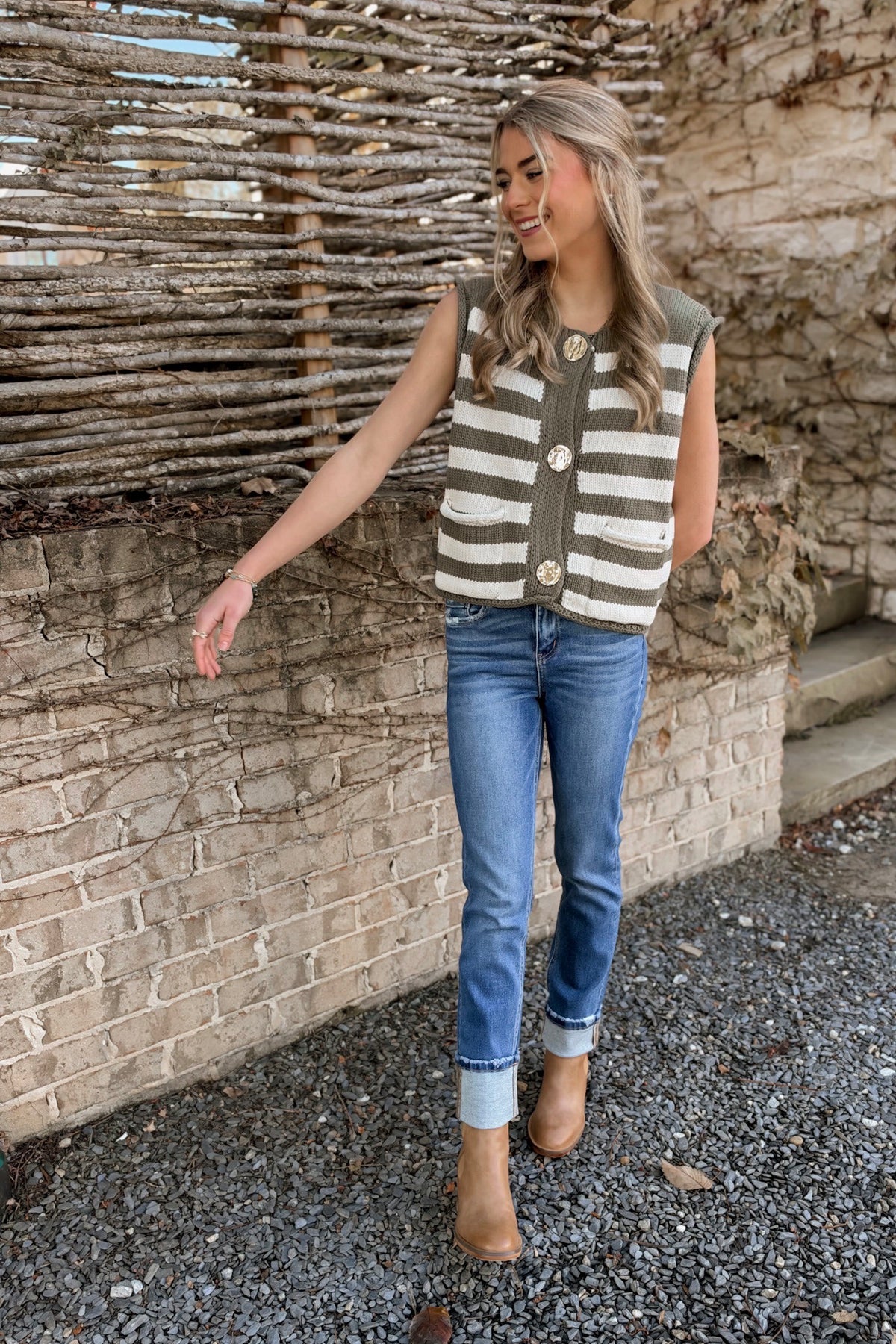 Calloway Striped Sweater Vest