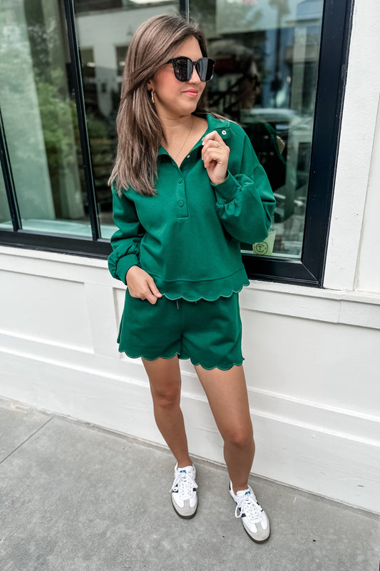 Hayden Scalloped Matching Set