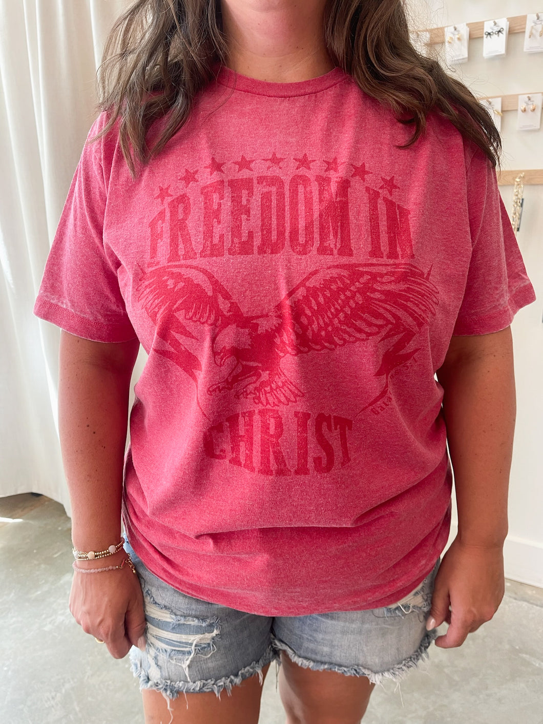 Freedom in Christ Graphic Tee