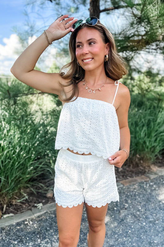Every Summer Eyelet Matching Set