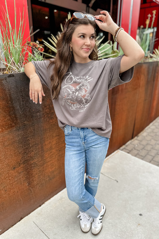 Love Is A Cowboy Graphic Tee