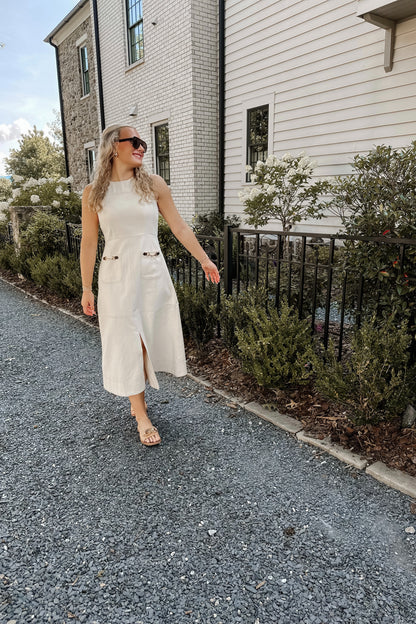 Kenna Denim Midi Dress