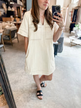 Load image into Gallery viewer, Pretty Perfection Collard Dress- Ivory
