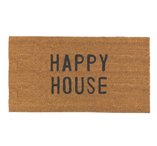 Happy House Door Mat