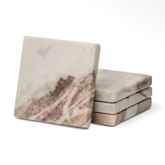 Torrento Square Marble Coaster