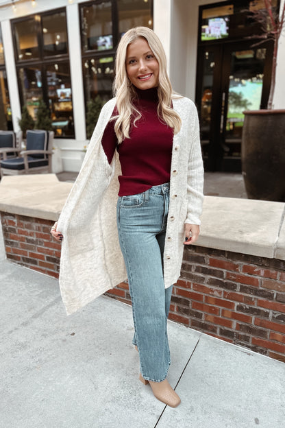 Open to Ideas Ivory Cardigan