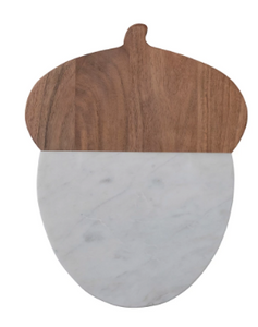 Marble & Wood Acorn Cheese Board