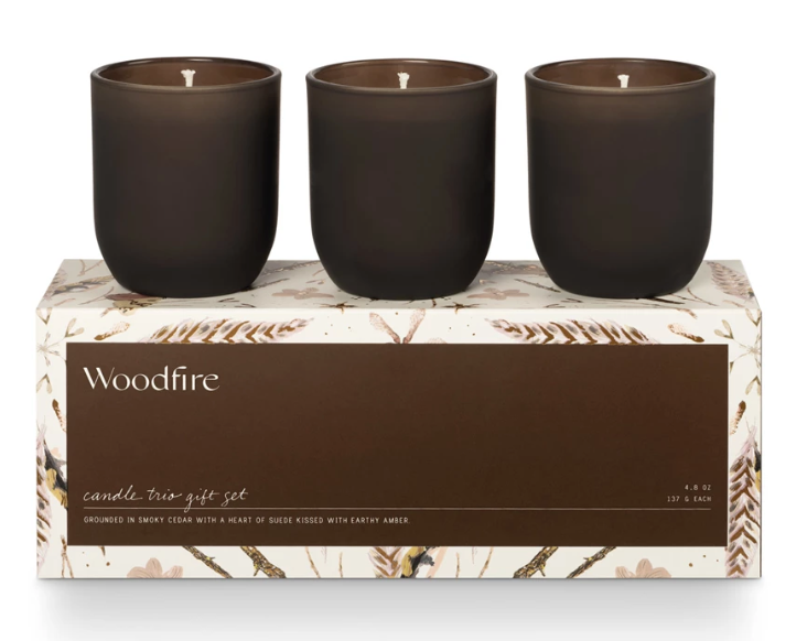 Woodfire Candle Gift Set
