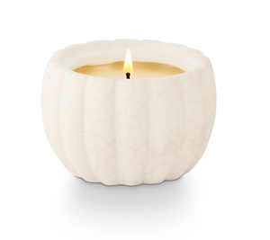 Tried & True Autumn Chestnut Pumpkin Ceramic Candle