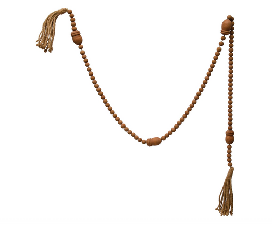 Acorn Beaded Garland