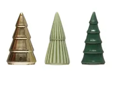 Porcelain Trees - Set of 3