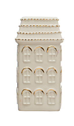 Angelica Stoneware House Vase