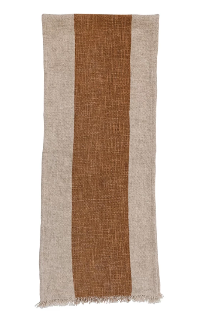 Honey Striped Table Runner
