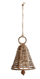 Rattan Bell Ornament