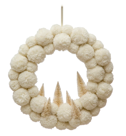 Aubrey PomPom Wreath