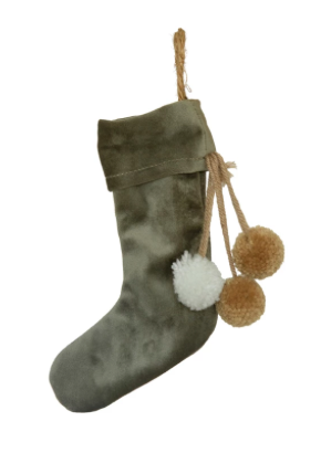Kevin Velvet Stocking Ornament