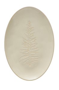 Timmy Tree Stoneware Platter