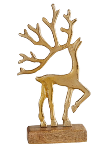 Donner Gold Reindeer with Base