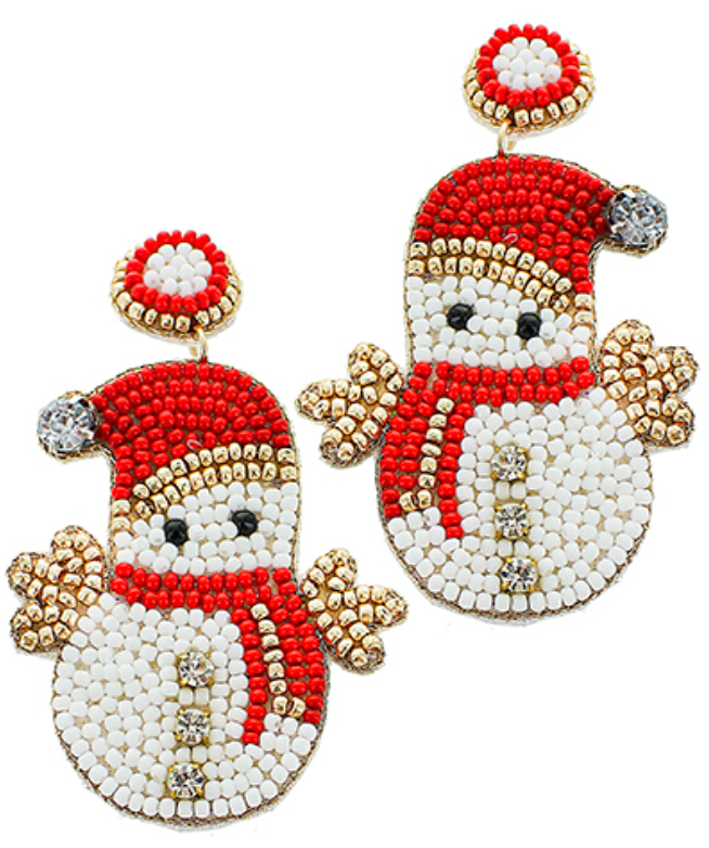 Frosty Beaded Dangles