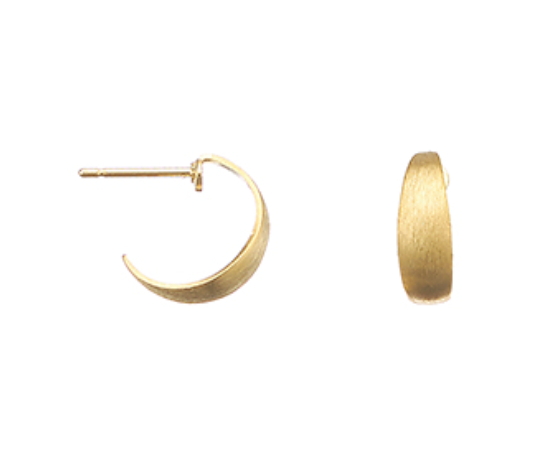 Dainty Crescent Hoops