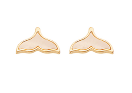 Whale Tail Studs